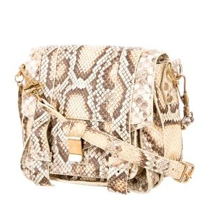 PROENZA SCHOULER Snakeskin PS1 Crossbody Bag